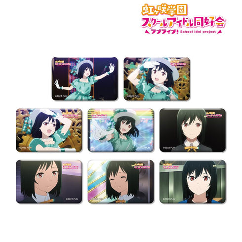 『ラブライブ!虹ヶ咲学園スクールアイドル同好会』トレーディング 三船 栞子 場面写スクエア缶バッジ(単位/BOX)【202503再販】