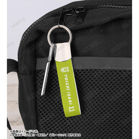 『ブルーロック』潔 世一 応援 キーリング付き合皮キーホルダー