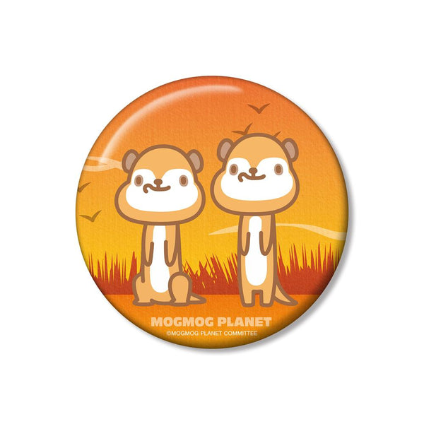 『MOGMOG PLANET』ミーアキャット 100mm缶バッジ