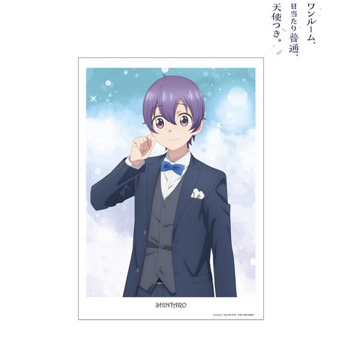 『ワンルーム、日当たり普通、天使つき。』描き下ろし 徳光森太郎 パーティーver. A3マット加工ポスター【202502再販】