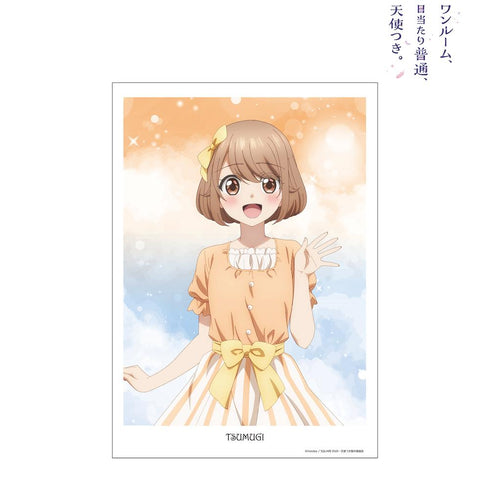 『ワンルーム、日当たり普通、天使つき。』描き下ろし 堤つむぎ パーティーver. A3マット加工ポスター【202502再販】
