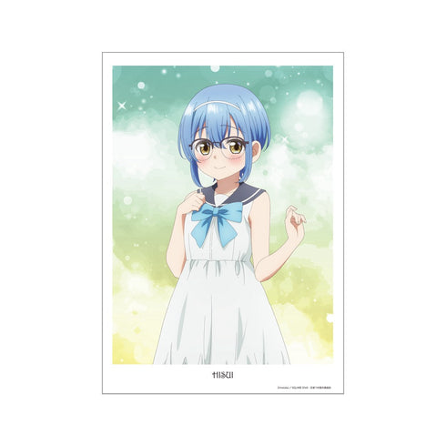 『ワンルーム、日当たり普通、天使つき。』描き下ろし 蔓深ひすい パーティーver. A3マット加工ポスター