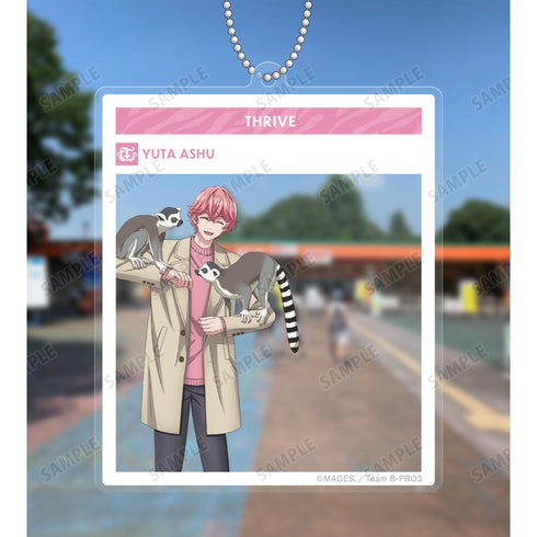 『B-PROJECT ~熱烈*ラブコール~』描き下ろし 阿修 悠太 動物とのふれあいver. SNS風BIGアクリルキーホルダー