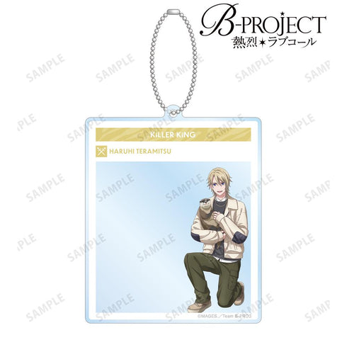 『B-PROJECT ~熱烈*ラブコール~』描き下ろし 寺光 遙日 動物とのふれあいver. SNS風BIGアクリルキーホルダー