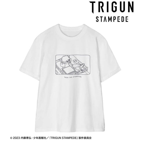 『TRIGUN STAMPEDE』ヴァッシュ・ザ・スタンピード ゆるコマ Tシャツメンズ【202609再販】
