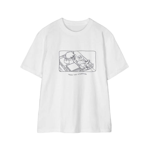 『TRIGUN STAMPEDE』ヴァッシュ・ザ・スタンピード ゆるコマ Tシャツレディース【202609再販】