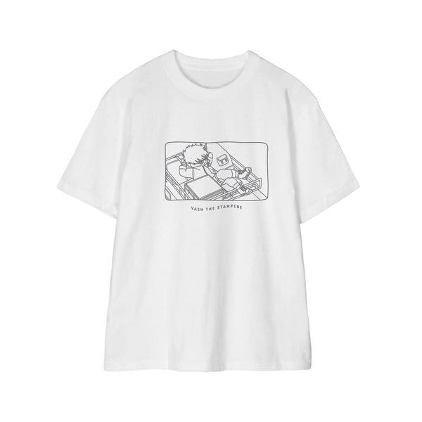 『TRIGUN STAMPEDE』ヴァッシュ・ザ・スタンピード ゆるコマ Tシャツレディース【202609再販】