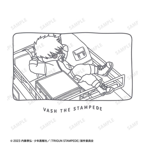 『TRIGUN STAMPEDE』ヴァッシュ・ザ・スタンピード ゆるコマ Tシャツレディース【202609再販】