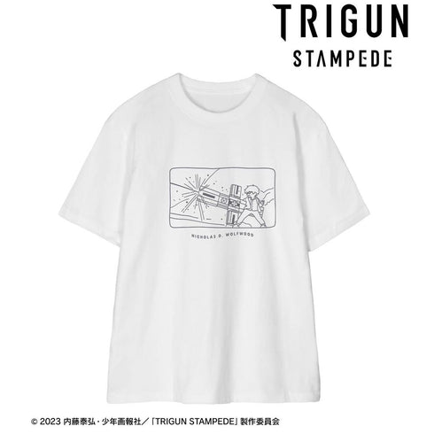 《TRIGUN STAMPEDE》尼古拉斯·D·沃尔夫伍德 休闲风格T恤 男款【202609 再版】
