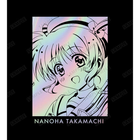 『魔法少女リリカルなのはシリーズ』描き下ろし 高町なのは 吹奏楽ver. ホログラムTシャツレディース【202506再販】