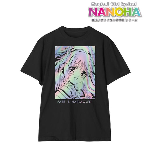 『魔法少女リリカルなのはシリーズ』描き下ろし フェイト・T・ハラオウン 吹奏楽ver. ホログラムTシャツレディース【202506再販】