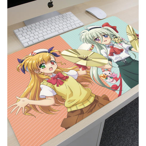 『魔法少女リリカルなのはシリーズ』描き下ろし 高町ヴィヴィオ&アインハルト・ストラトス 吹奏楽ver. マルチデスクマット【202506再販】
