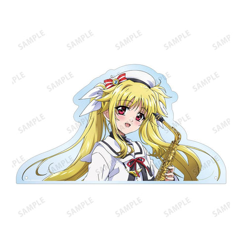 『魔法少女リリカルなのはシリーズ』描き下ろし フェイト・T・ハラオウン 吹奏楽ver. 特大ダイカットアクリルパネル【202506再販】