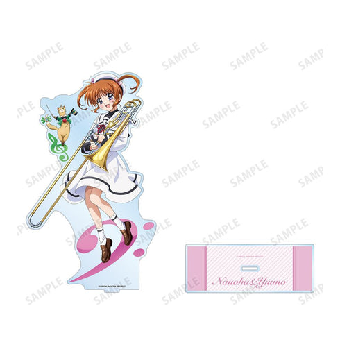 『魔法少女リリカルなのはシリーズ』描き下ろし 高町なのは&ユーノ 吹奏楽ver. 特大アクリルスタンド【202506再販】