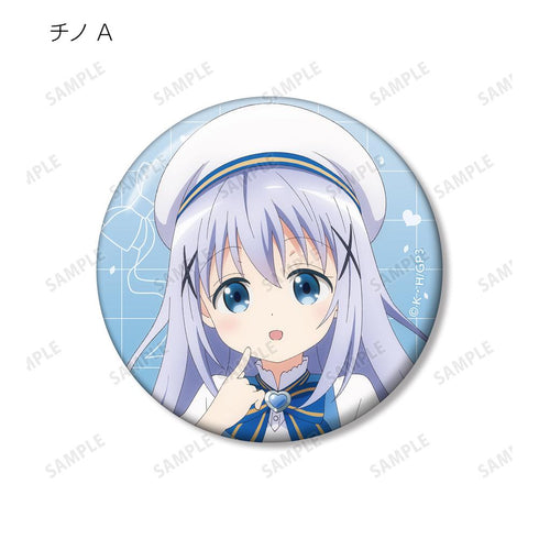 『ご注文はうさぎですか? BLOOM』描き下ろし お座りケーキver. トレーディング缶バッジ(単位/BOX)【202507再販】