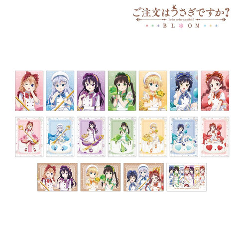 『ご注文はうさぎですか? BLOOM』描き下ろし お座りケーキver. トレーディングブロマイド(単位/BOX)