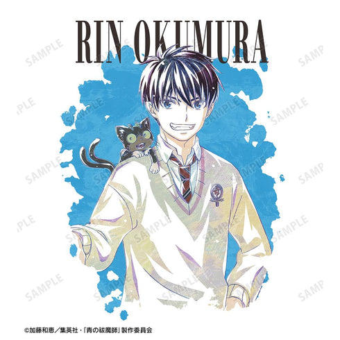 『青の祓魔師 島根啓明結社篇』奥村 燐&クロ Ani-Art リンガーTシャツユニセックス