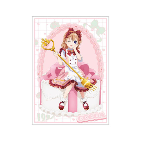 『ご注文はうさぎですか? BLOOM』描き下ろし ココア お座りケーキver. A3マット加工ポスター【202507再販】
