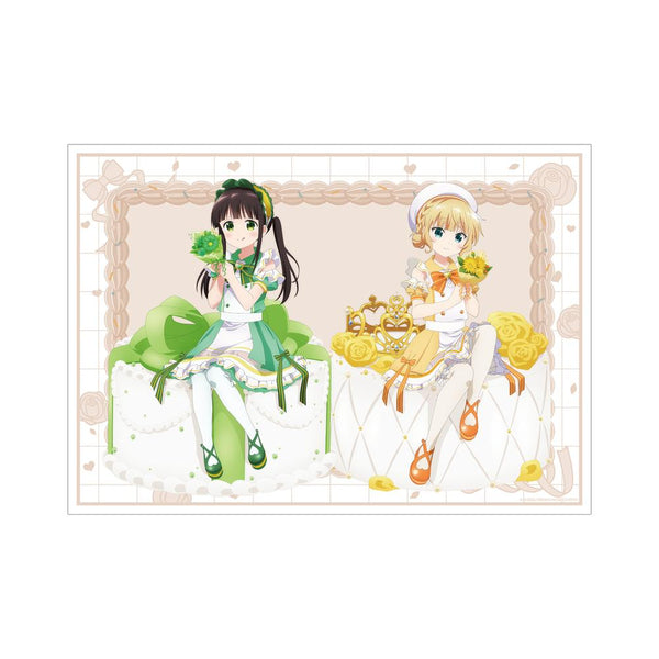 『ご注文はうさぎですか? BLOOM』描き下ろし 千夜&シャロ お座りケーキver. A3マット加工ポスター【202507再販】