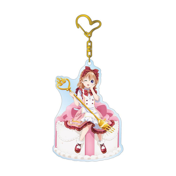 『ご注文はうさぎですか? BLOOM』描き下ろし ココア お座りケーキver. BIGアクリルキーホルダー【202507再販】