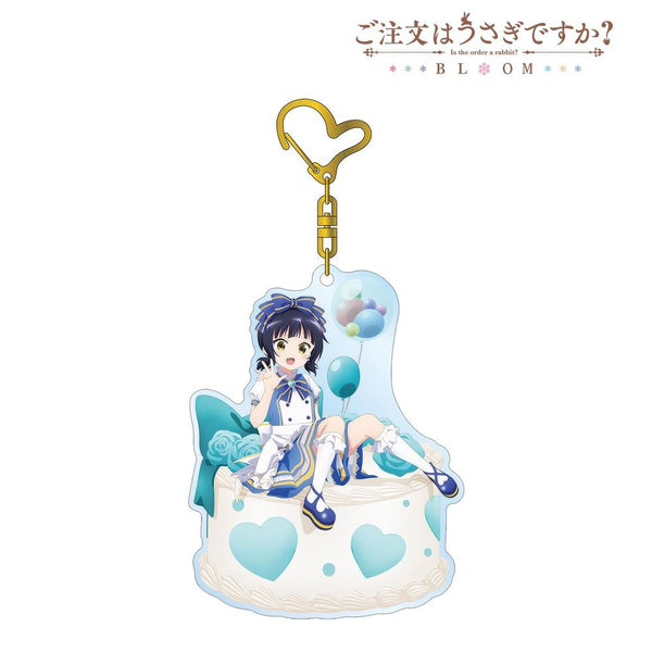 『ご注文はうさぎですか? BLOOM』描き下ろし マヤ お座りケーキver. BIGアクリルキーホルダー【202604再販】