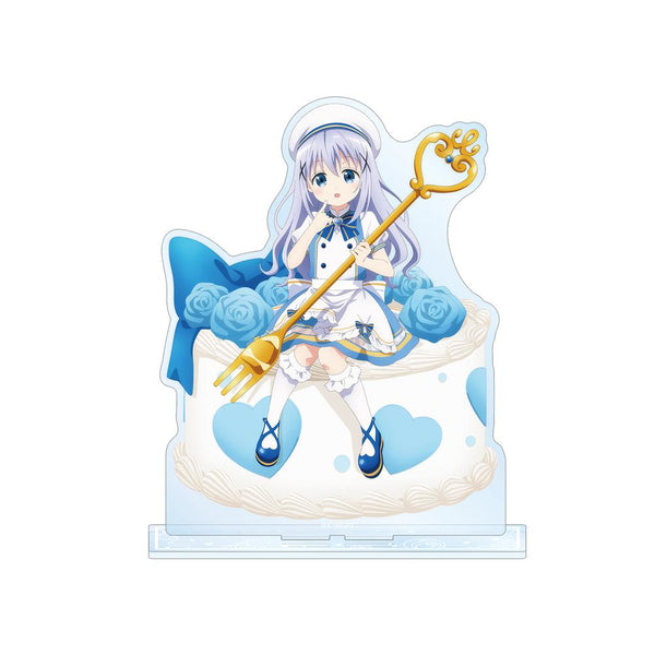 『ご注文はうさぎですか? BLOOM』描き下ろし チノ お座りケーキver. BIGアクリルスタンド【202507再販】