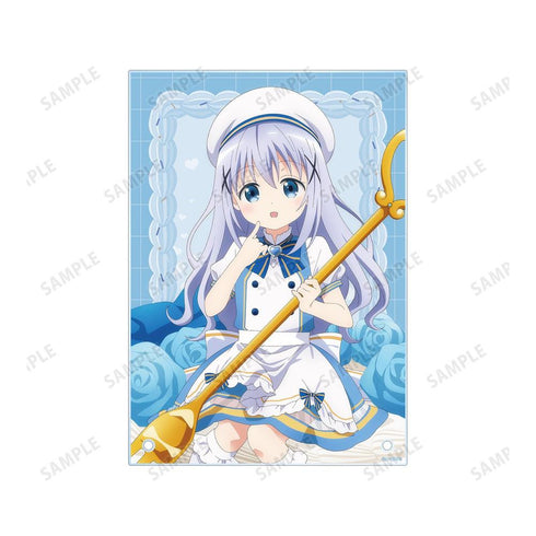 『ご注文はうさぎですか? BLOOM』描き下ろし チノ お座りケーキver. A5アクリルパネル【202604再販】