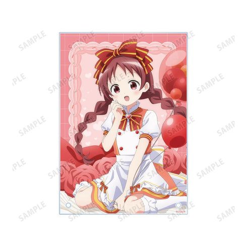 『ご注文はうさぎですか? BLOOM』描き下ろし メグ お座りケーキver. A5アクリルパネル【202507再販】