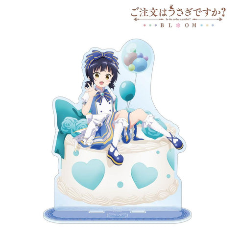 《是兔子吗?BLOOM》全新绘制 玛雅 坐姿蛋糕版 特大亚克力立牌【202604再版】