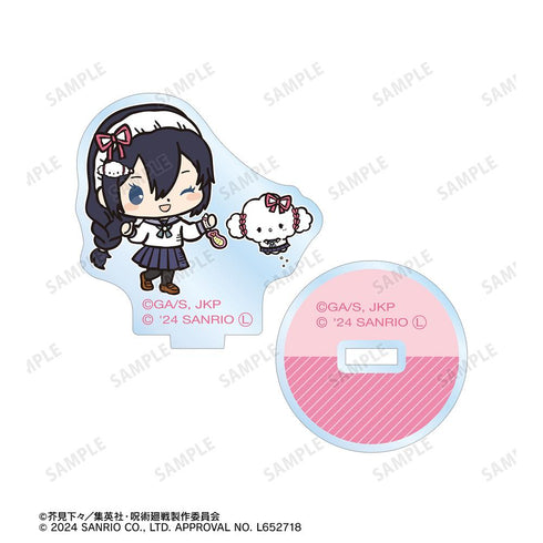 『呪術廻戦×サンリオキャラクターズ』天内理子×こぎみゅん 懐玉・玉折 アクリルスタンドマルチバッジ【202504再販】