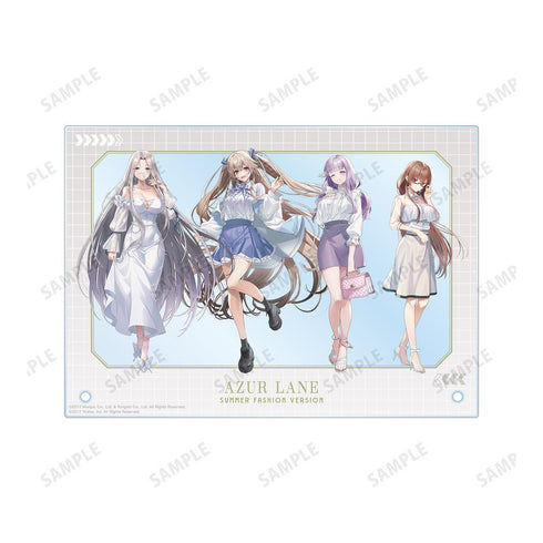 『アズールレーン』描き起こし 集合 サマーファッションver. A5アクリルパネル ver.A