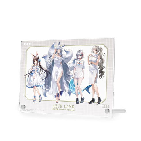 『アズールレーン』描き起こし 集合 サマーファッションver. A5アクリルパネル ver.B
