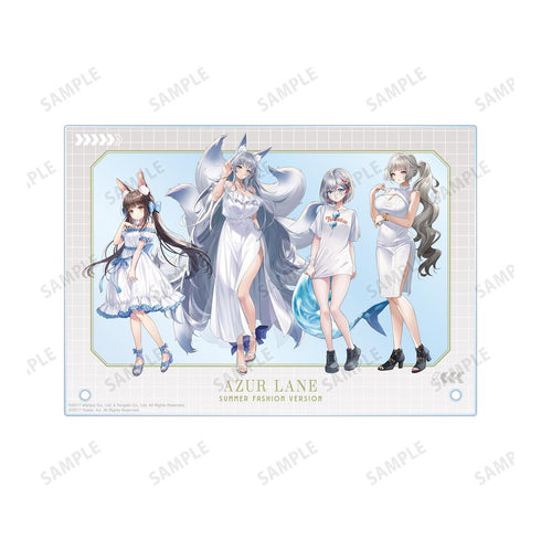 『アズールレーン』描き起こし 集合 サマーファッションver. A5アクリルパネル ver.B