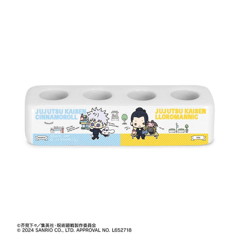 『呪術廻戦×サンリオキャラクターズ』五条 悟×シナモロール・夏油 傑×ルロロマニック 懐玉・玉折 歯ブラシスタンド【202504再販】