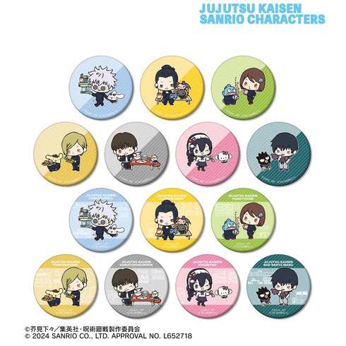 『呪術廻戦×サンリオキャラクターズ』トレーディング 懐玉・玉折 マット缶バッジ(単位/BOX)【202504再販】