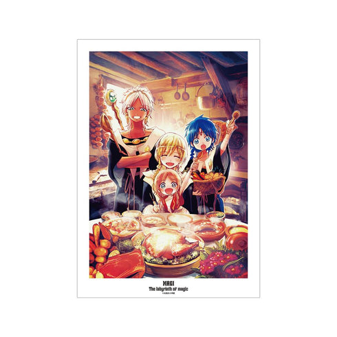 『マギ』17巻表紙イラスト A3マット加工ポスター