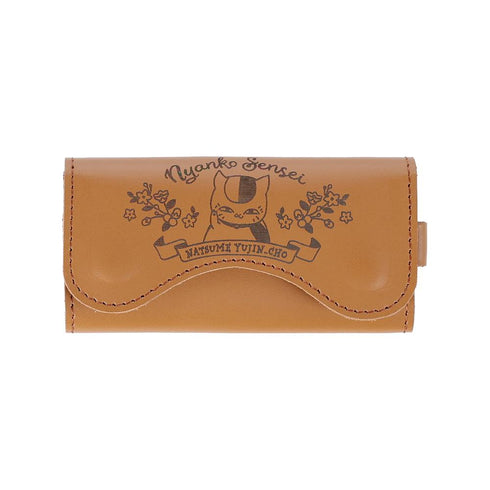 『夏目友人帳』ニャンコ先生 レザーキーケース