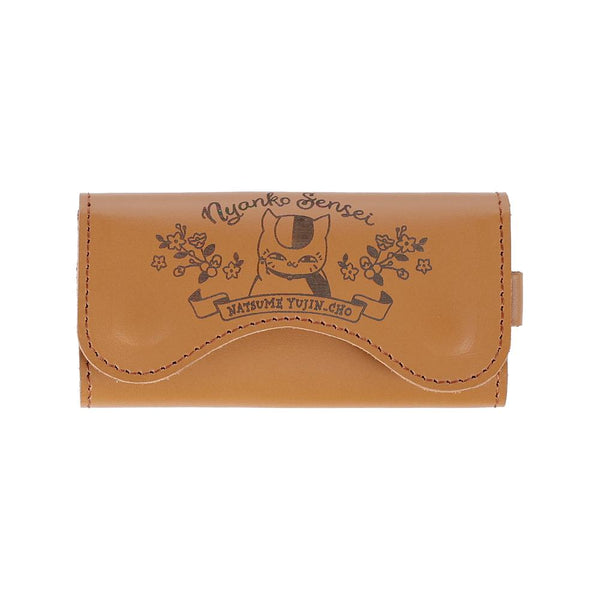 『夏目友人帳』ニャンコ先生 レザーキーケース