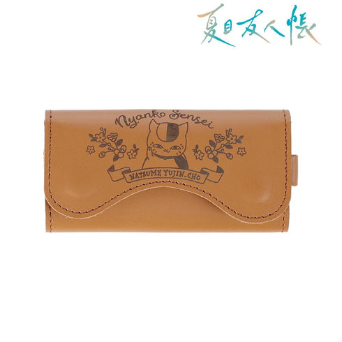 『夏目友人帳』ニャンコ先生 レザーキーケース
