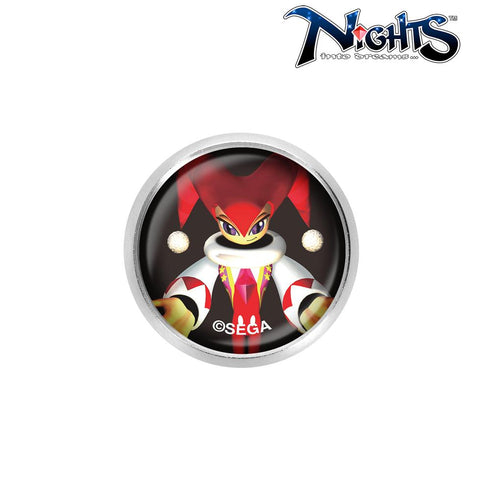 『NiGHTS』Christmas NiGHTS ガラスマグネットピンバッジ