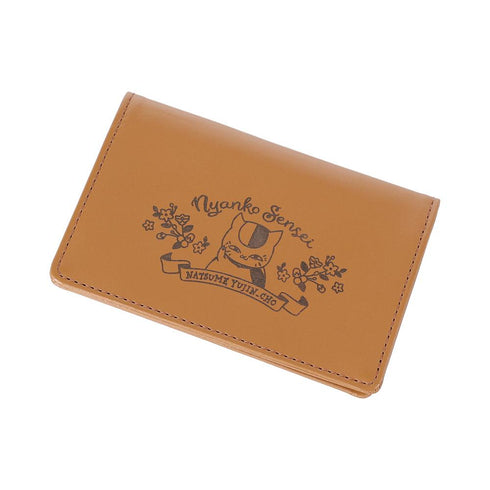 『夏目友人帳』ニャンコ先生 レザーカードケース