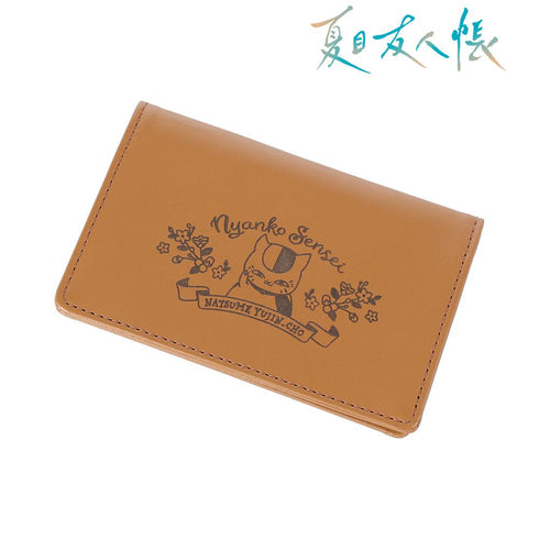 『夏目友人帳』ニャンコ先生 レザーカードケース