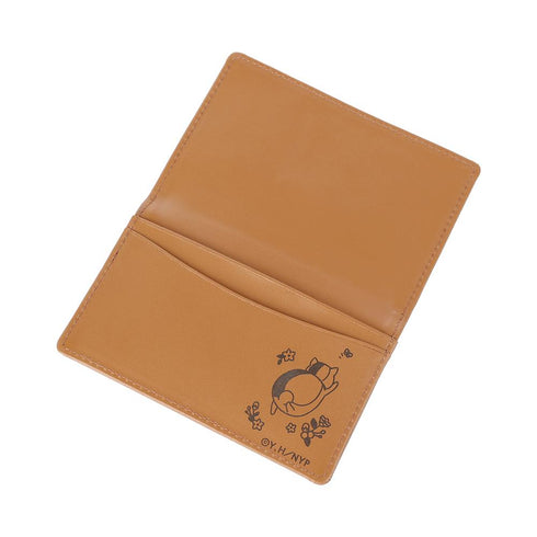 『夏目友人帳』ニャンコ先生 レザーカードケース