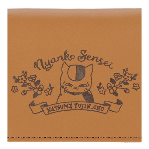 『夏目友人帳』ニャンコ先生 レザーカードケース