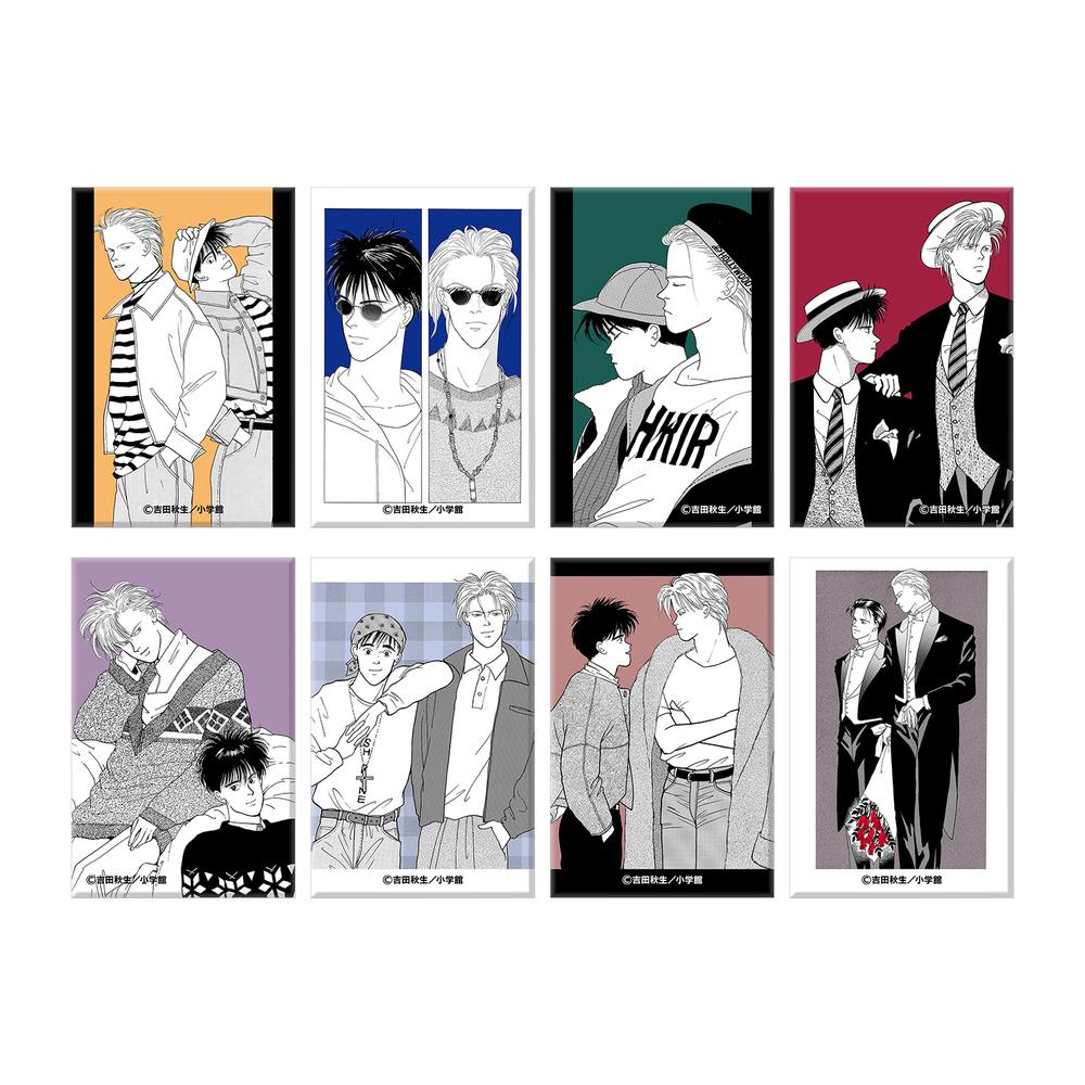 BANANAFISH バナナフィッシュ スクエア缶バッジ マグネット box BANANAFISH バナナフィッシュ スクエア缶マグネットBOX【原作