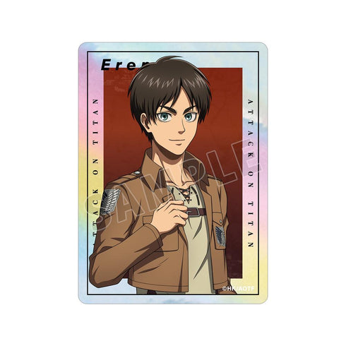『進撃の巨人』描き下ろし エレン 現在ver. オーロラステッカー