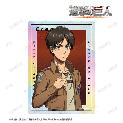 『進撃の巨人』描き下ろし エレン 現在ver. オーロラステッカー