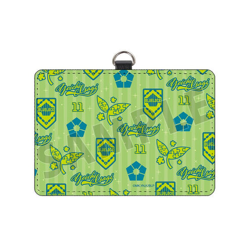 『ブルーロック』潔 世一 モチーフ柄 ネックストラップ付き2ポケットパスケース【202601再販】