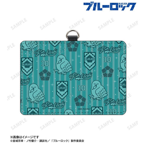 『ブルーロック』糸師 凛 モチーフ柄 ネックストラップ付き2ポケットパスケース【202608再販】