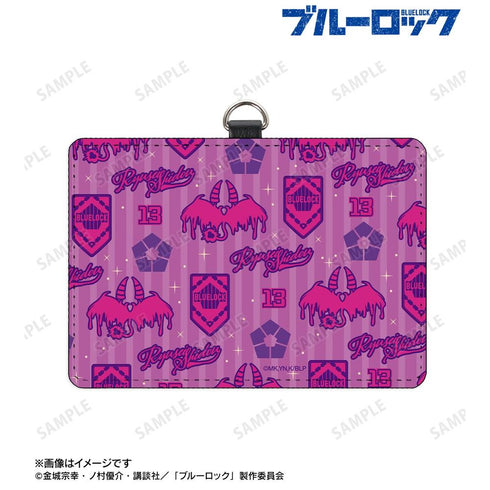 『ブルーロック』士道 龍聖 モチーフ柄 ネックストラップ付き2ポケットパスケース【202608再販】